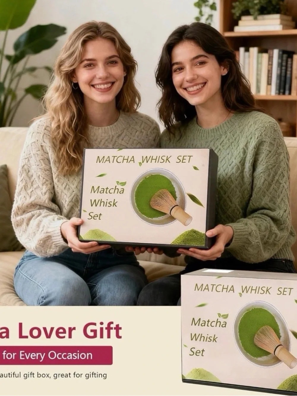 Matcha Whisk Set - Natural Beige